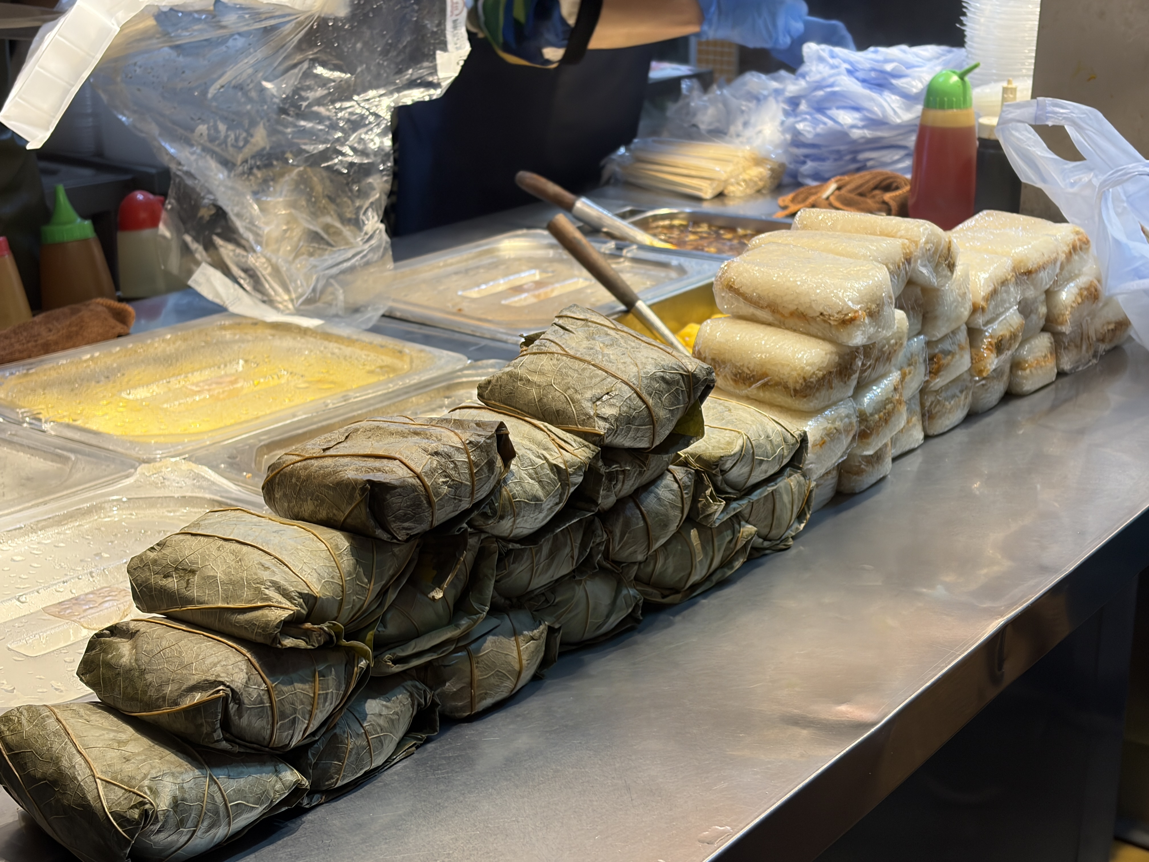 Sticky rice dish in Hong Kong